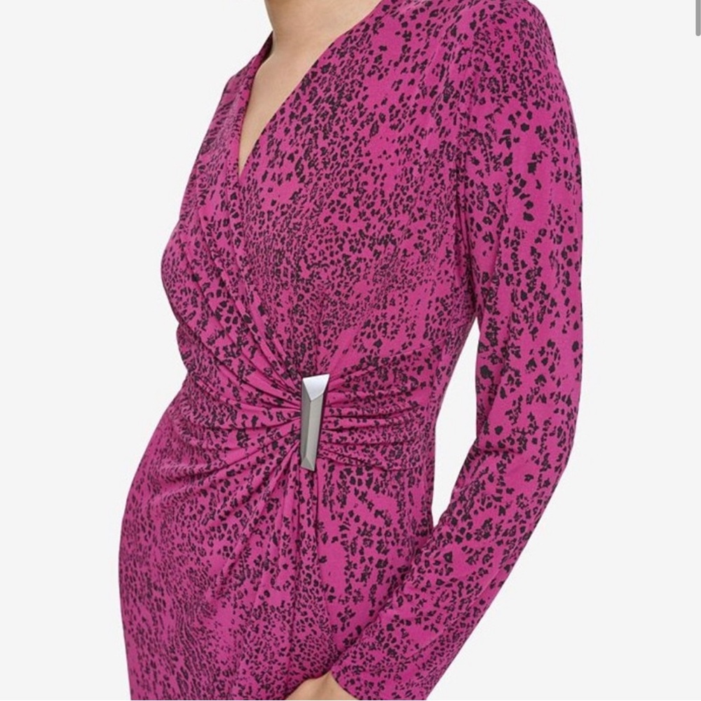 NWT. CALVIN KLEIN PINK👛 & BLACK DESS